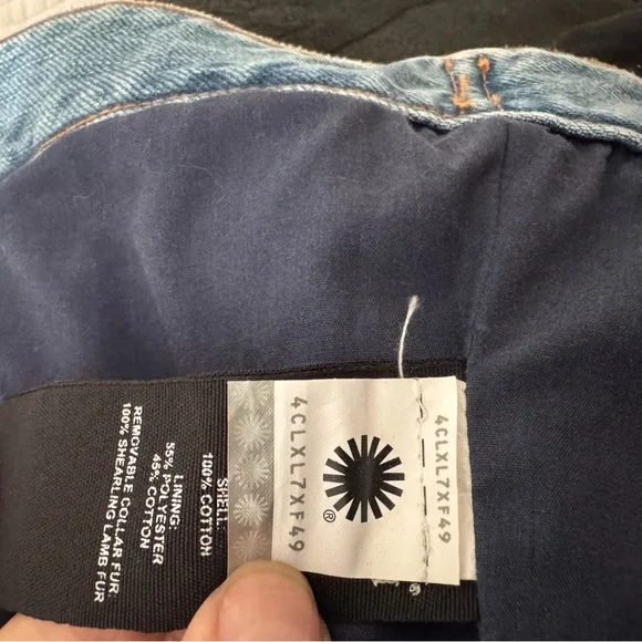 STORE CLOSING SALE UGG women’s Denim Jacket with Sherpa Collar - Picture 8 of 9